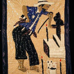 Guede Nibo - Vodou flag