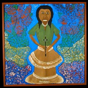 Woman with Cross
