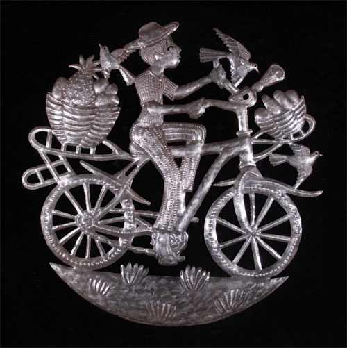 Bicyclist Returning from the Market