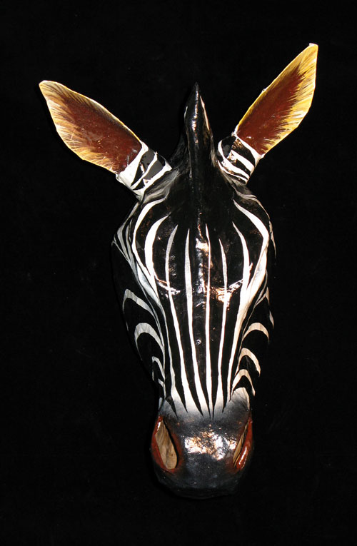 Zebra Carnival Mask