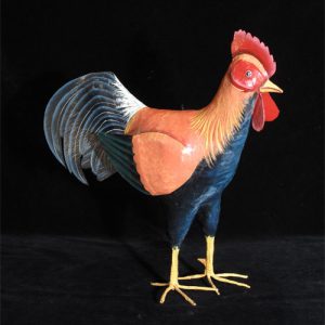Papier Maché Rooster #4