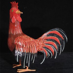 Papier Maché Rooster #5