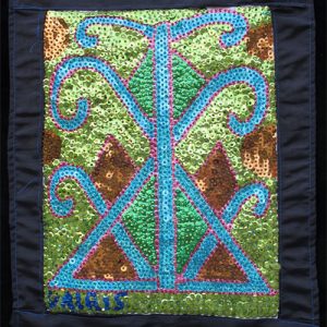 Ayizan Sequinned Banner