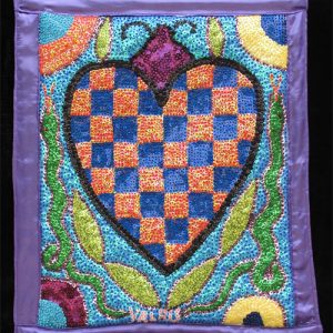 Erzulie Freda Sequinned Vodou Banner