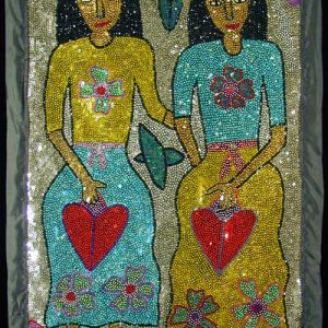 "Marassa Deux" Vodou Banner