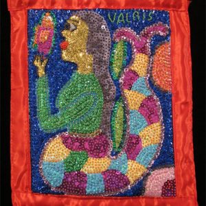 La Sirene Sequinned Vodou Banner