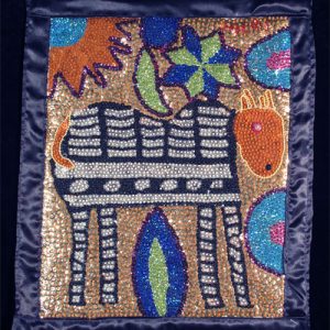 Zebra Sequinned Banner