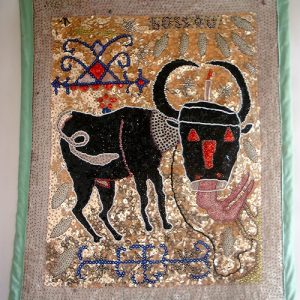 Bossou Antique Vodou Banner