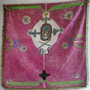 Baron Samedi - Antique Vodou Banner