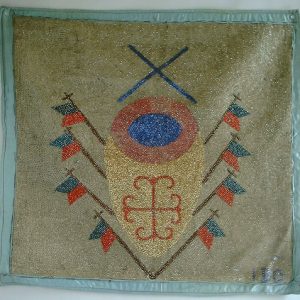Gold Drum - Antique Vodou Banner