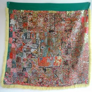 Erzulie Freda Antique Vodou Banner