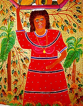 Woman in Red