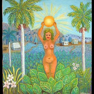 Pinar - Princesa en su Trono de Hojas Verdes y su Corona de Sol