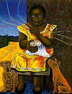 Mujer Bordando