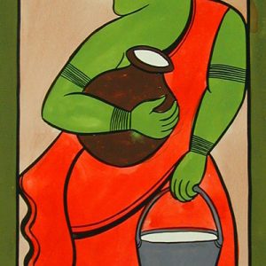 Woman Carrying Water