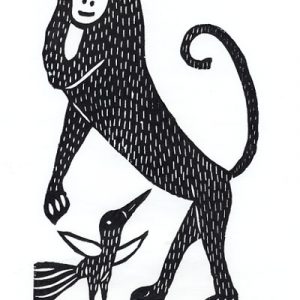 Monkey (black and white)