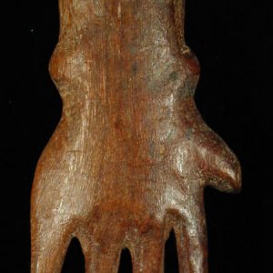Milagre ex-voto hand with short fingers