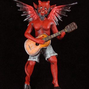 Devil Musician Ornament (Guitar)