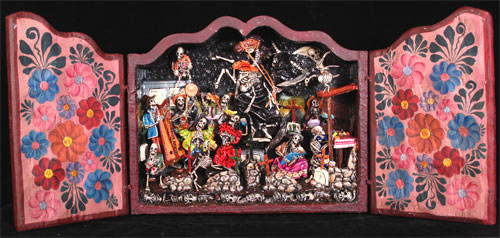 Day of the Dead Retablo - Fourth version