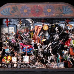 Day of the Dead retablo - 5th version