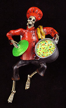 Skeleton Soup Chef - Retablo