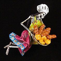 Skeleton Baker - Retablo figure
