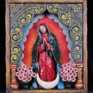 Virgen de Guadalupe - Retablo Frame (without doors)