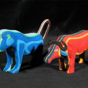 Small Flip-Flop Animals (Baboon, Buffalo, Rhino, etc.)