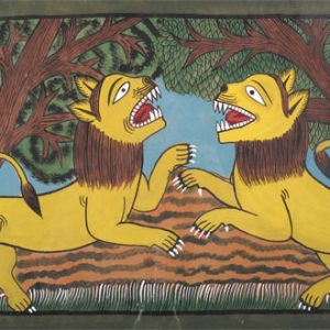 Fighting Lions