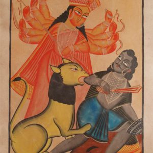 Kalighat Durga in Battle