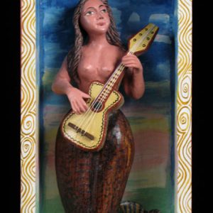 La Sirena con Guitarra - Retablo