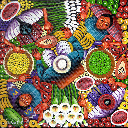 Market Scene IV (Bird's Eye View)