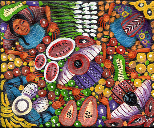 Market Scene V (Bird's Eye View)