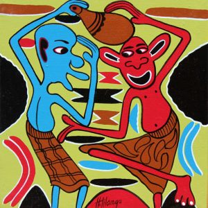 Two Men with a Gourd
