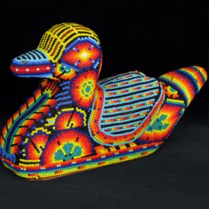 Huichol Beaded Pato (Duck)