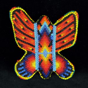 Huichol Beaded Mariposa (Small Butterfly)