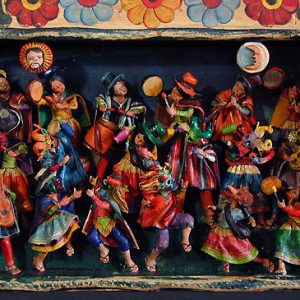 Carnaval Musicians (Fiesta) - Retablo (large)
