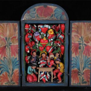 Small Casa de Corazones Retablo