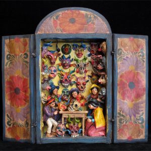 Very Small Mask Shop - Retablo