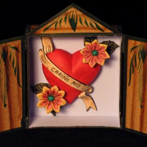 Heart in a Box - Retablo