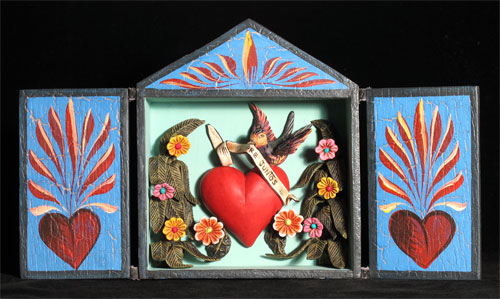 Siempre Juntos Heart Retablo