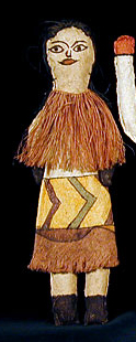 Tree-bark doll