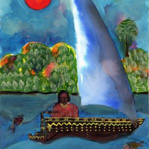 Woman in a Boat