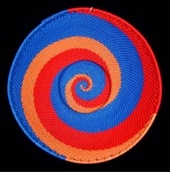 Imbenge Zulu Telephone Wire Basket (footed bowl shape)