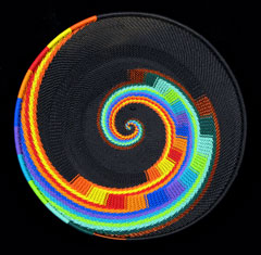 Imbenge Telephone Wire Basket (shallow flared shape)