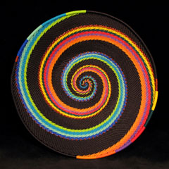 Imbenge Zulu Telephone Wire Basket (shallow style)