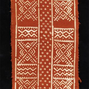 Bogolanfini Rouge - Kola-cloth scarf by Habibou Coulibaly