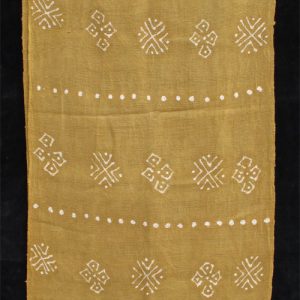 Bogolanfini Verde - Bamana Mud-cloth scarf