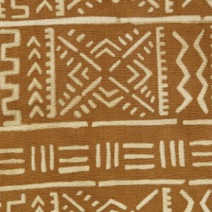 Bogolanfini Rouge - Kola-cloth scarf by Habibou Coulibaly