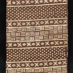 Bogolanfini Rouge - Kola-cloth scarf by Habibou Coulibaly